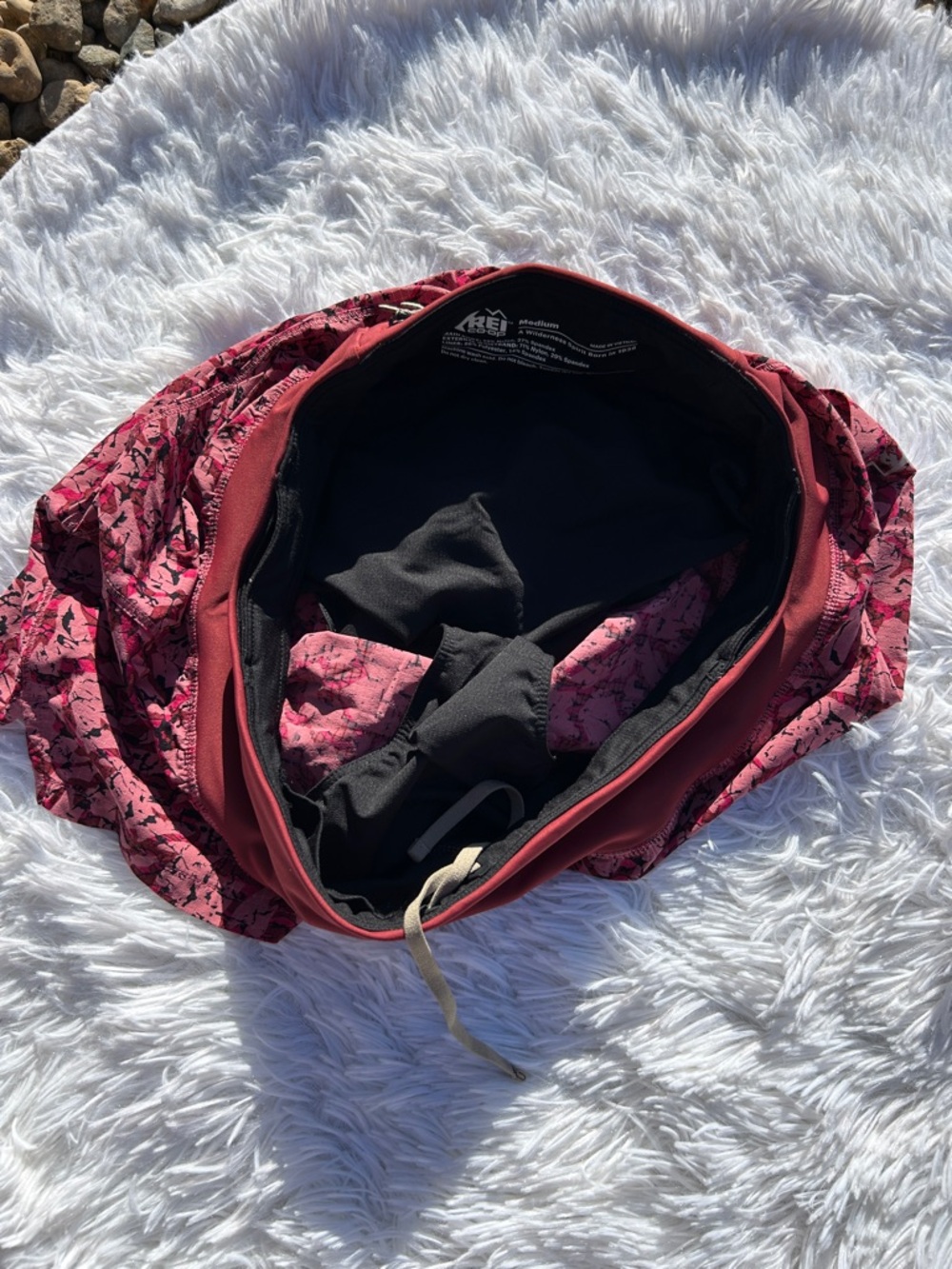 REI Co-Op Swiftland 5" Running Shorts Rocky Ridge Shaded Sumac Size Medium - Picture 14 of 16